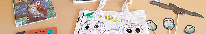 sac à histoires bébés chouettes