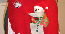 tablier à histoire les traditions de noël